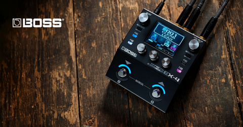 Boss EX-4 Effects Expander : quatre effets Boss dans un boîtier de pedalboard