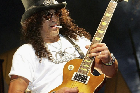 Slash et sa Gibson Les Paul : l’icône du hard rock des années 80-90