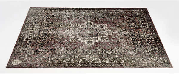 Drum N Base VPCLB-CLW Tapis Vintage Persian Club Series 1.63 X 1.42M Antidérapant Classic Worn