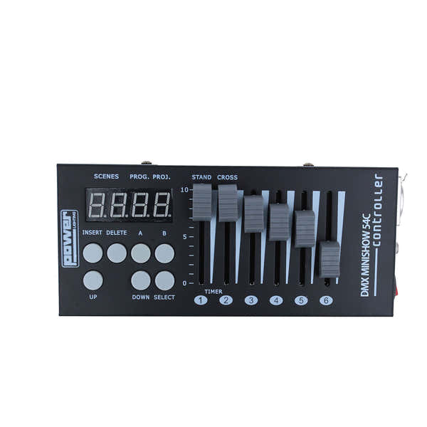Power Lighting MINISHOW54c - Console DMX 54 Canaux