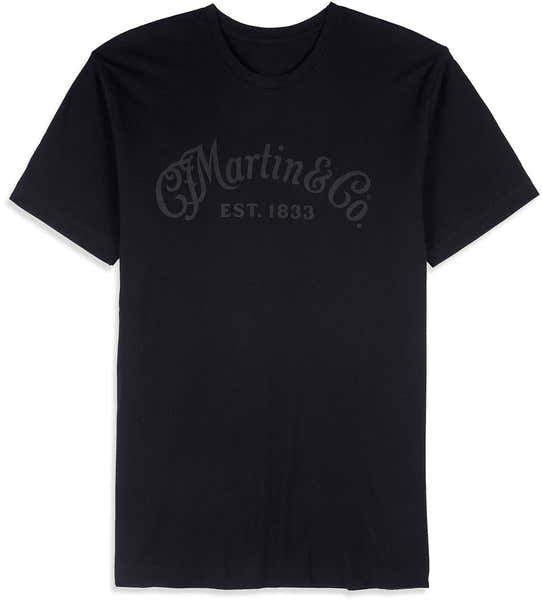 C.F. Martin & Co T-shirt Tone-on-Tone noir M