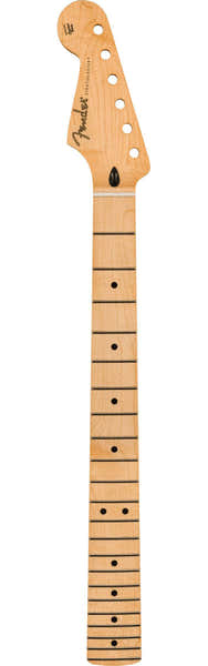 Fender Player Strat Reverse Headstock Neck 22 Medium Jumbo Frets Maple 9.5" Modern "C"