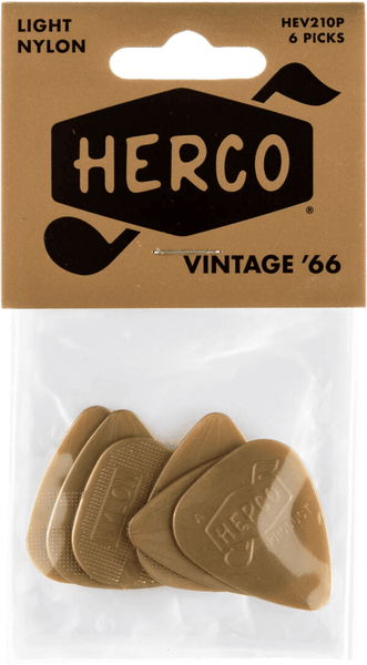 Herco Sachet de 6 Médiators Vintage '66 Light