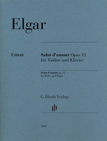 Elgar Edward - Salut D'amour Op.12 - Violon & Piano