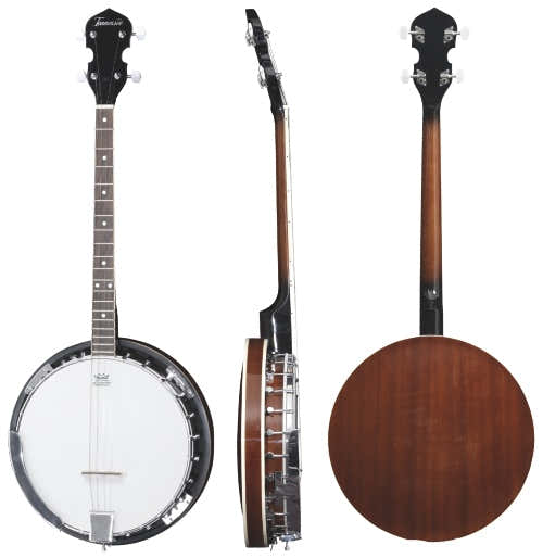 VGS Banjos Select 4 Cordes Avec étui
