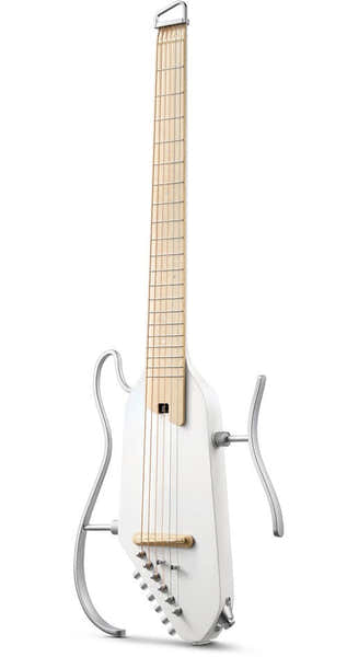 Donner HUSH-I Pro Travel Guitar White