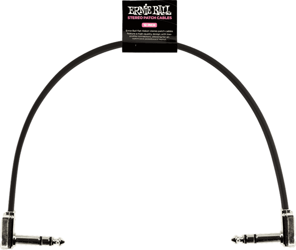 Cables Instrument Patch TRS - Coude Fin & Plat - 30 CM