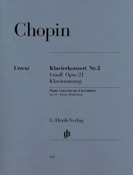 Chopin F. - Concerto For Piano And Orchestra No. 2 F Minor Op. 21