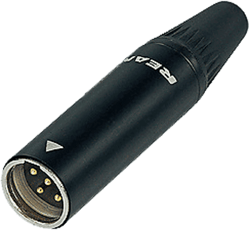 Connecteurs Audio Fiches XLR Mini 4 Ples Male