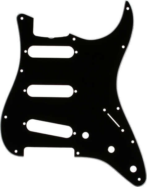 Fender Pickguard 60s Strat SSS Black