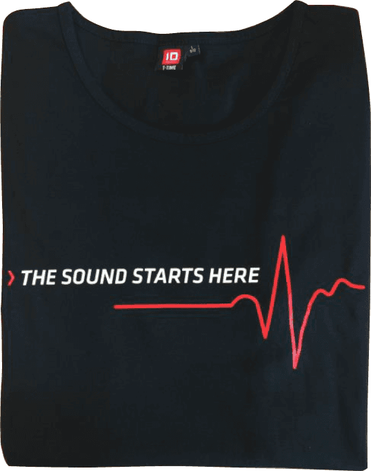 "M" Tee Shirt Noir Soundmakers