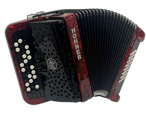 Hohner Nova II 40 Rouge Touches Boutons