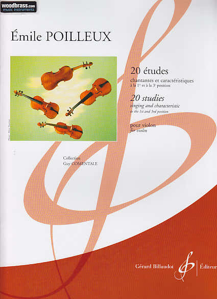 Poilleux Emile - 20 Études Chantantes et Caracteristiques - Violon