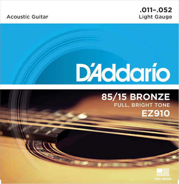 D'ADDARIO EZ910 85/15 Bronze Light 11-52