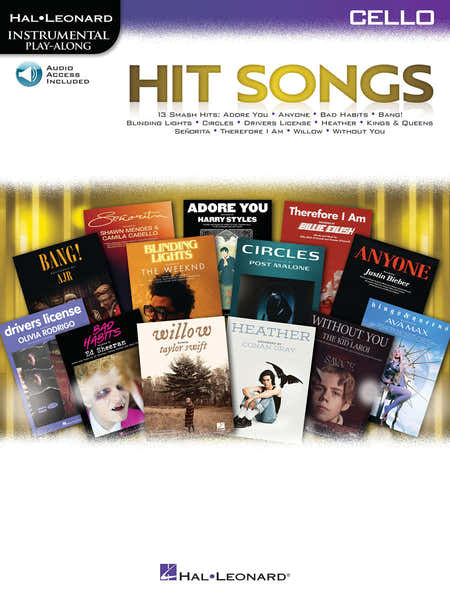 Hal Leonard Hit Songs - Violoncelle