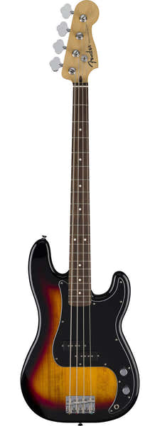 Fender Standard Precision Bass LRL Black Pickguard 3-Color Sunburst