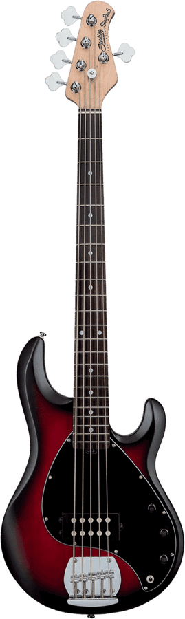Stingray 5 Ruby Red Burst Satin