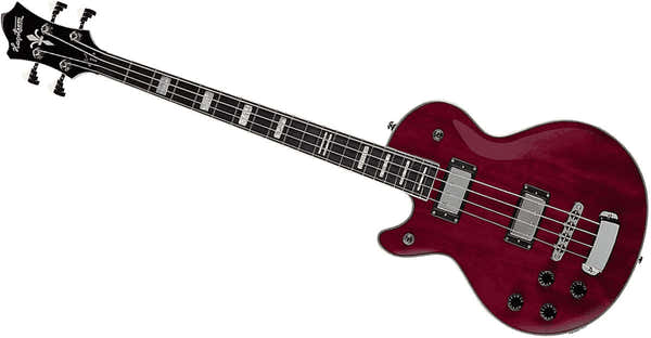 Hagstrom LH Swede Bass Cherry Red
