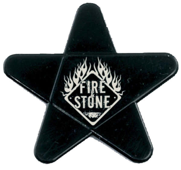 Fire&stone Special 5 Médiator en Toile Noir