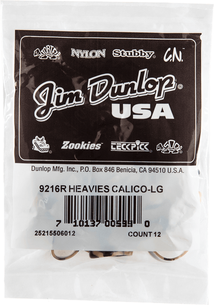 Dunlop 12 x Pouces Calico Larges