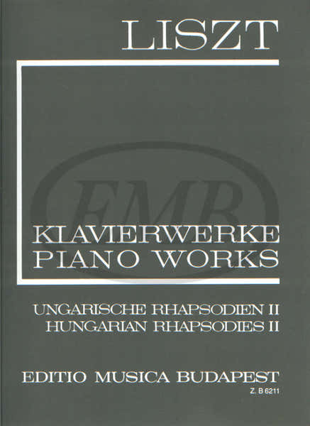 EMB (Editio Musica Budapest) Liszt Franz - Rhapsodies Hongroises Vol.2 N°10-19 - Piano