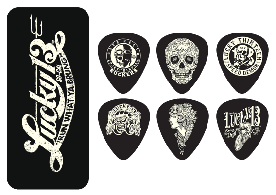 Dunlop 6 x 0,73mm Lucky 13 Boîte