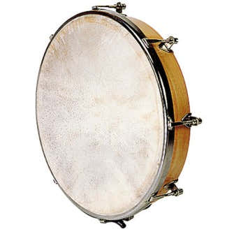 Fuzeau Tambourin 25 CM Peau Naturelle