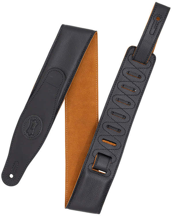 Cuir Rembourrée 6,35cm - Black-Honey