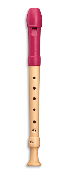 Mollenhauer Soprano Fipple 17412 - Fuchsia (doigté Baroque)