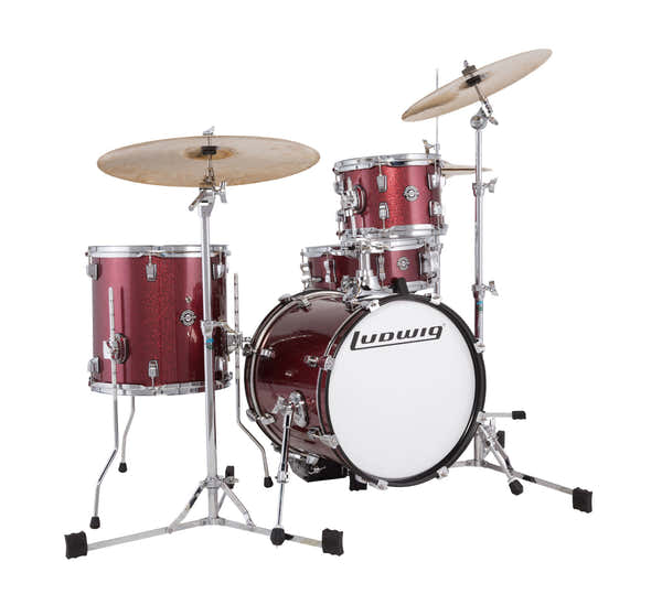 Ludwig Drums LC179XX025 - Breakbeats Questlove 16" - Red Wine Sparkle (bordeaux)