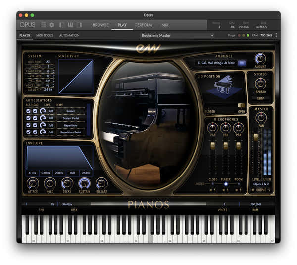 Eastwest Bechstein D-280 Platinum