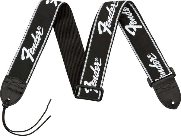 Fender Running Logo Strap Black