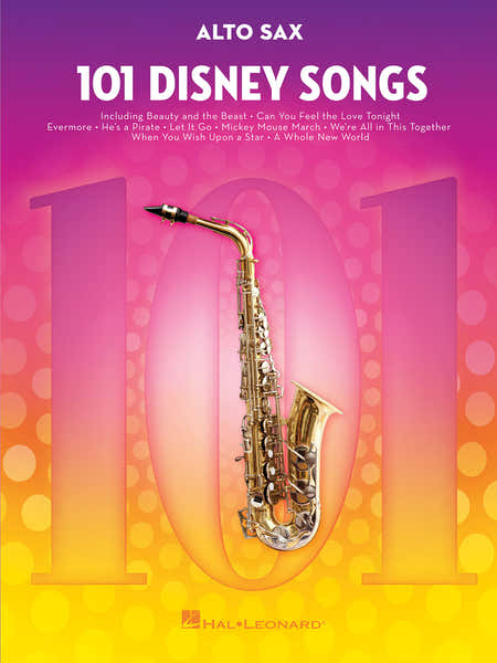 Hal Leonard 101 Disney Songs Saxophone Alto