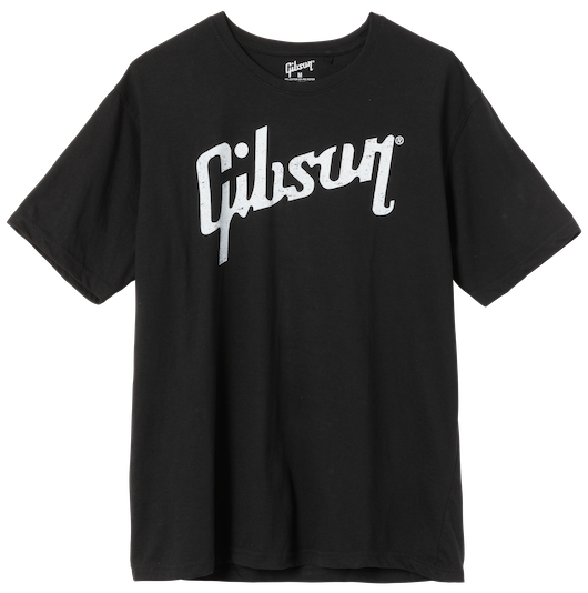 "L" Lifestyle Distressed Gibson Logo T Black
