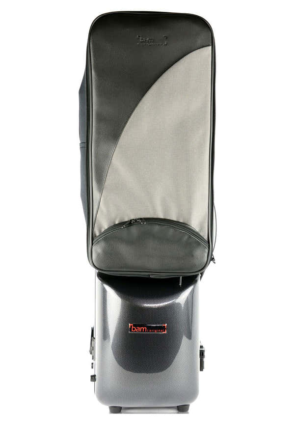 Étui Clarinette Basse Ut Hightech + Étui 2 Clarinettes Sib/La - Noir Carbone