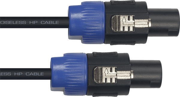 Yellow Cable Cordon HP Speakon Speakon 9 M