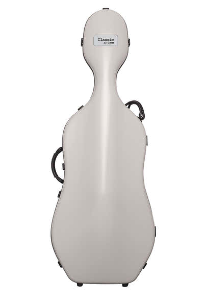 BAM Étui Violoncelle 4/4 Classic + Roulettes - Gris Clair