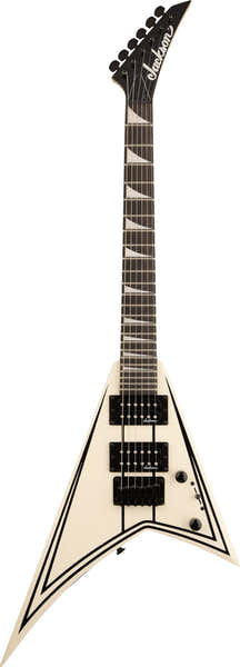 Jackson Guitars JS Series RR Minion JS1XM MN Snow White with Black Pin Stripes