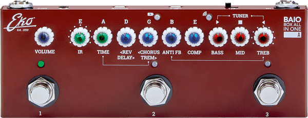 Baio Guitare Acoustique Multieffet Sur Batterie