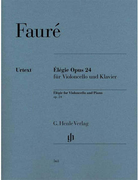 Faure Gabriel - Elegie Op. 24 - Violoncelle et Piano