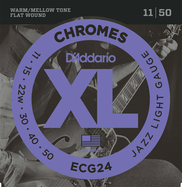 D'ADDARIO ECG24 Chromes Jazz Light 11-50