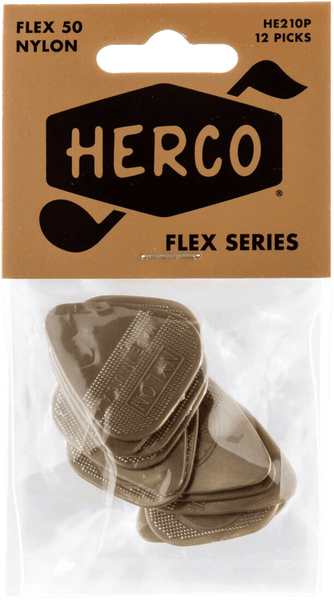 Herco Sachet de 12 Médiators Nylon Medium