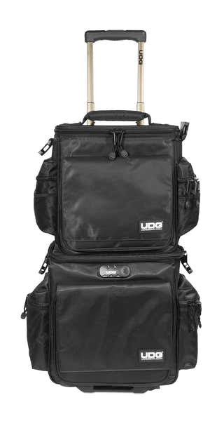 UDG U 9679 BL-or - Ultimate SlingBag Trolley Set DeLuxe Black, Orange inside MK2 (Without CD wallet 24)