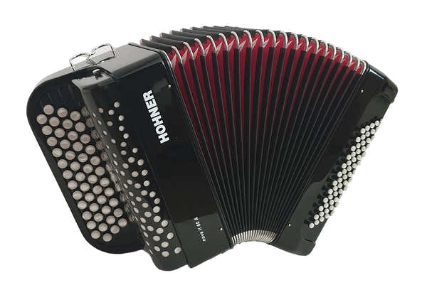 Hohner Nova II 60a Noir Touches Boutons En Sol/sol