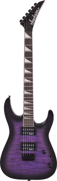 Jackson Guitars JS32Q Dka HT Dinky Js Ama Transparent Purple Burst