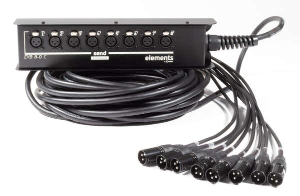 Cordial Boitier de Scène 8 Entres XLR 15 M