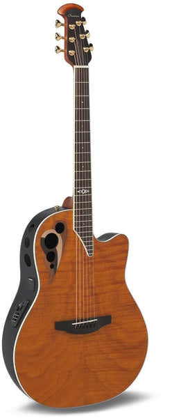 Ovation Celebrity Elite Deluxe Plus LTD 2026 Deep Contour Amber Satin CDX40P-FM-G