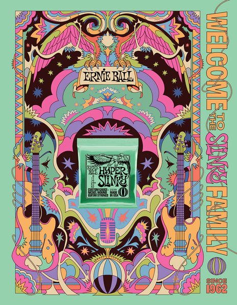 Poster Ernie Ball Slinky 2022 Format A0 Hyper