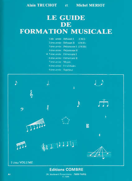Combre Truchot/meriot - Guide De Formation Musicale Vol.5