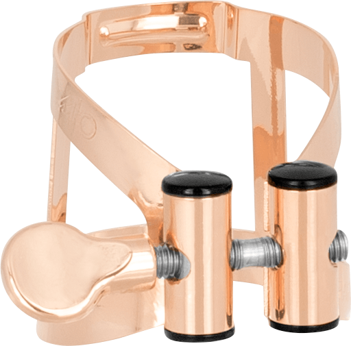 Ligature M/o Or Rose Clarinette Basse + Couvre-bec Plastique